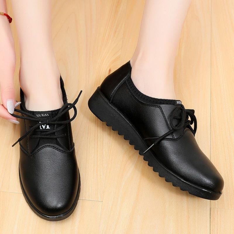 Women Kitchen Accessories - Chắc Chắn Đen Giày Oxford Người