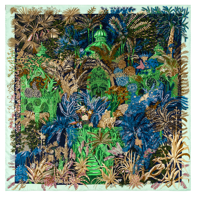 Hướng Dẫn Sử Dụng Tay Cán Hai  - đánh giá và giá Silk Scarf Square