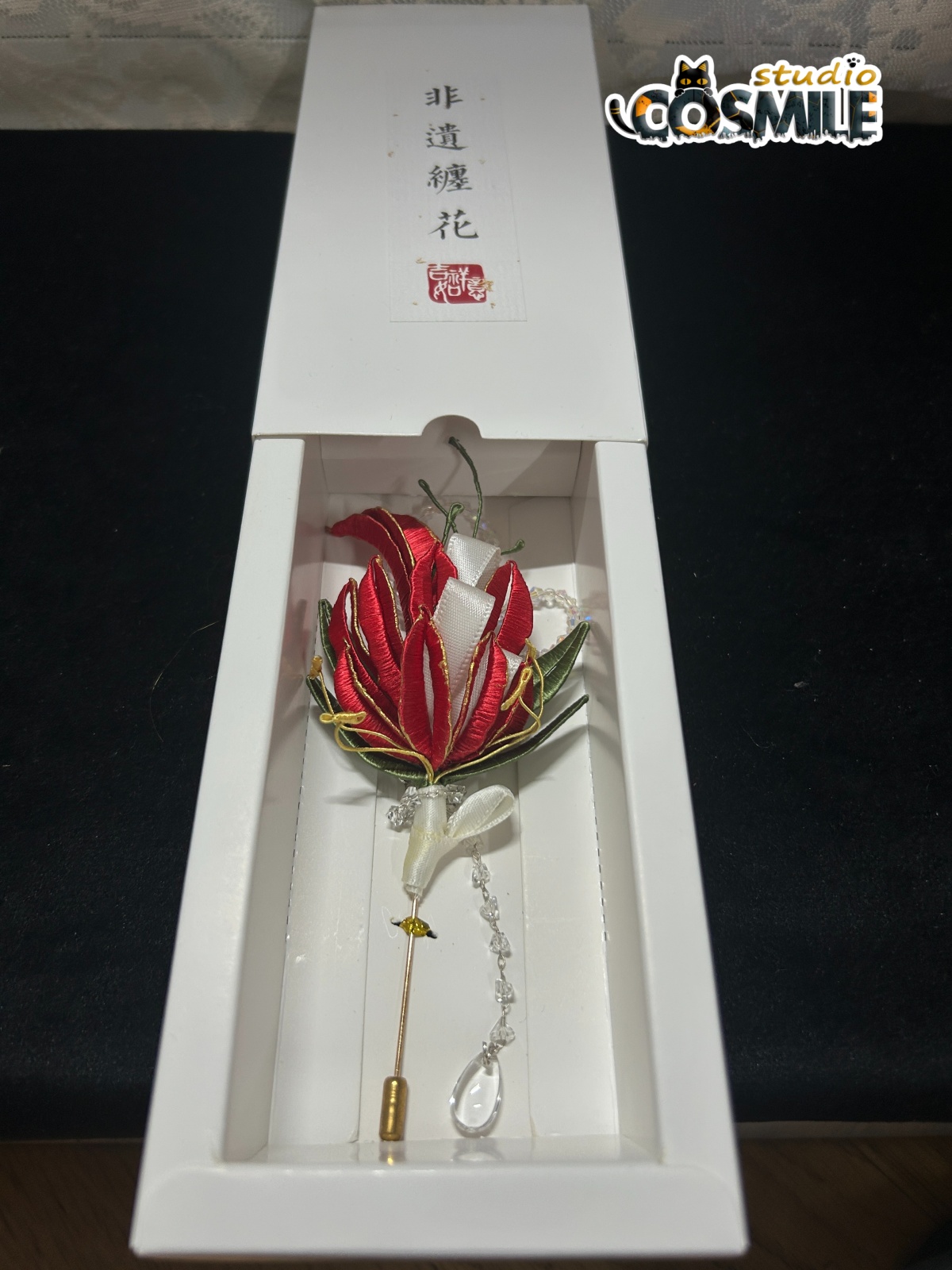 Handmade Brooch Thread Flower  - đánh giá và giá Women Accessories Sale