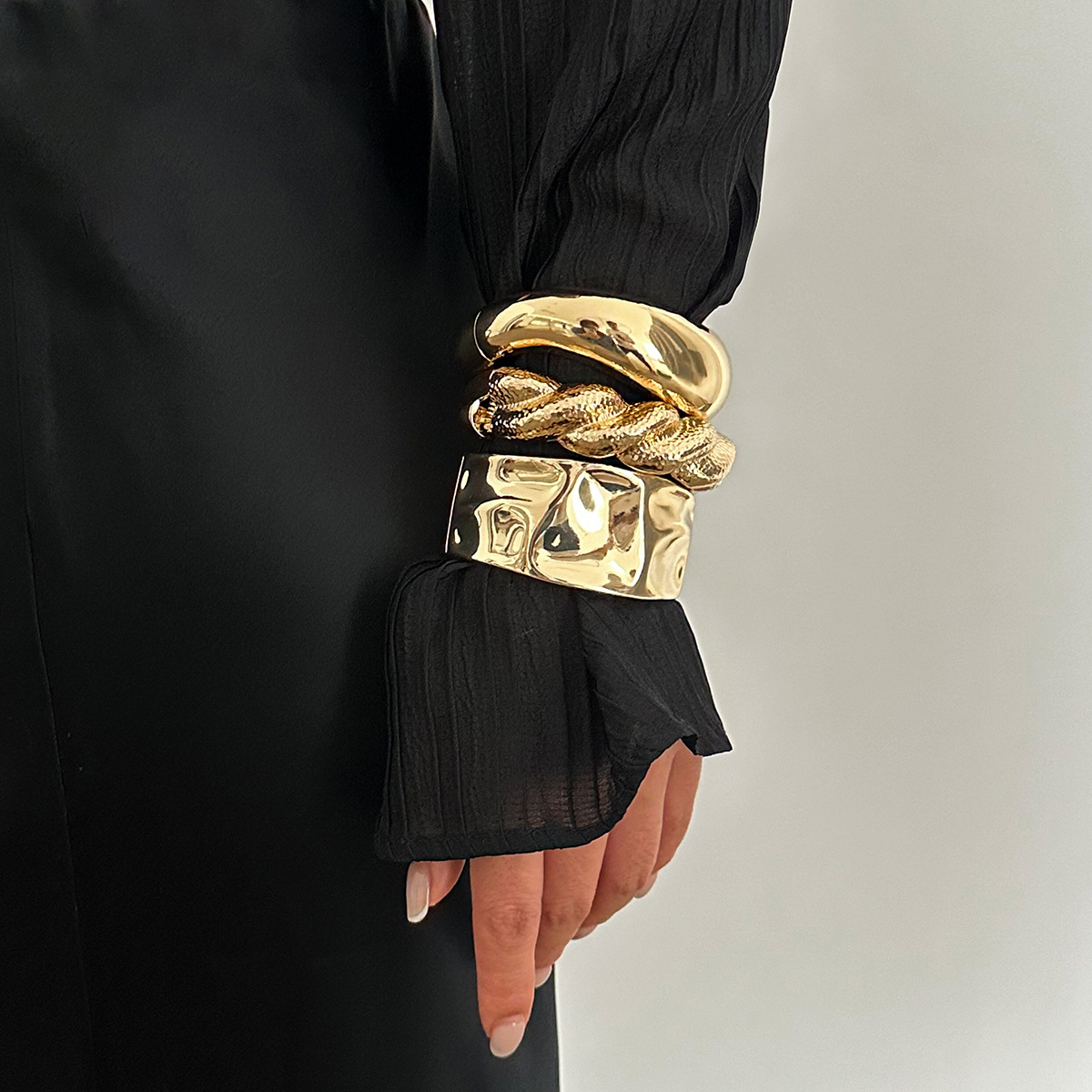 Vintage Gold Color Hip Hop Met - đánh giá và giá Women'S Emo Accessories