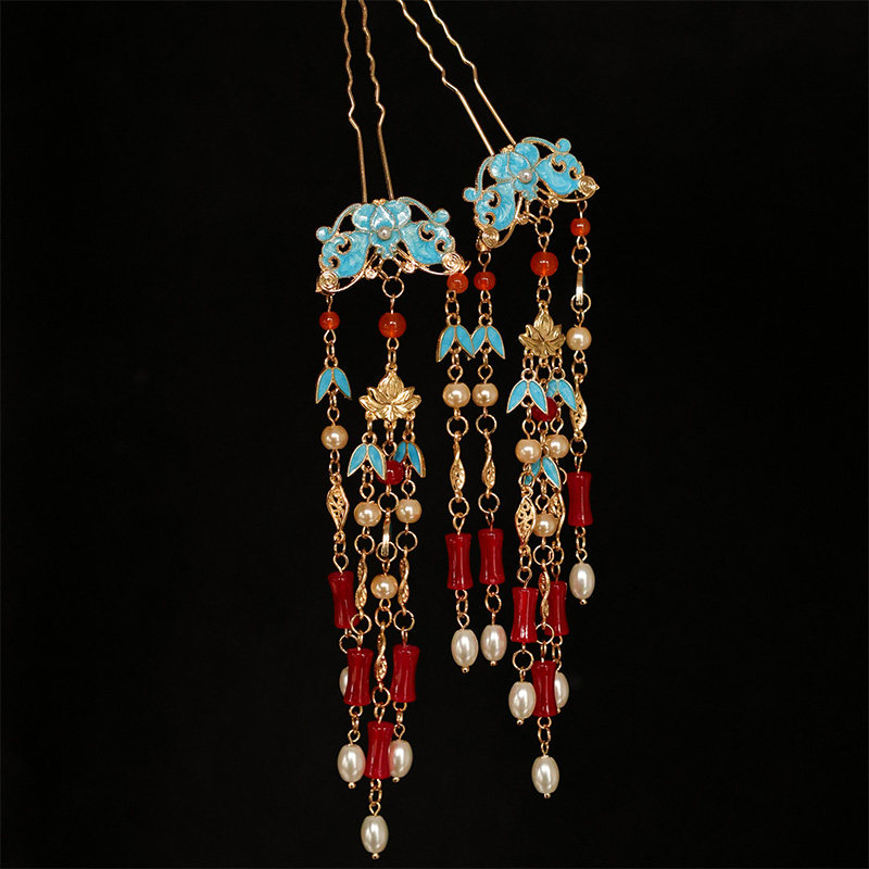 Chinese Traditional Hanfu Hair - đánh giá và giá Women'S Red Accessories