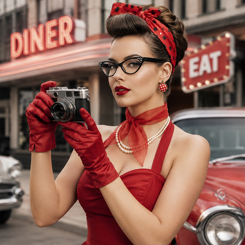 Women 1950S Rockabilly Costume - đánh giá và giá Women'S Accessories In The 1950S
