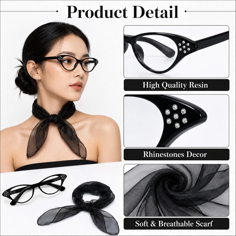 2PCS 50s Accessories for Women - đánh giá và giá Women'S Accessories In The 1950S